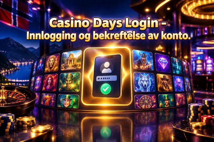 Casino Days Login - Innlogging og bekreftelse av konto