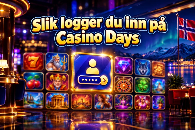 Slik logger du inn på Casino Days
