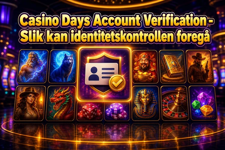 Casino Days Account Verification - Slik kan identitetskontrollen foregå