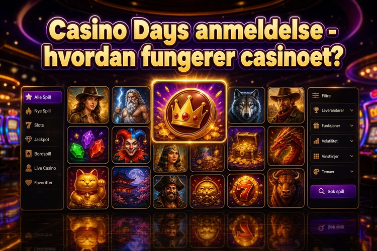 Casino Days anmeldelse - hvordan fungerer casinoet?