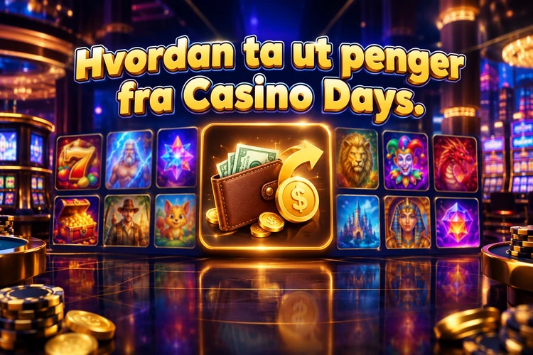 Hvordan ta ut penger fra Casino Days
