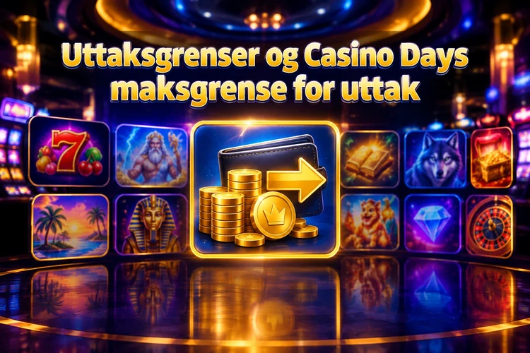 Uttaksgrenser og Casino Days maksgrense for uttak